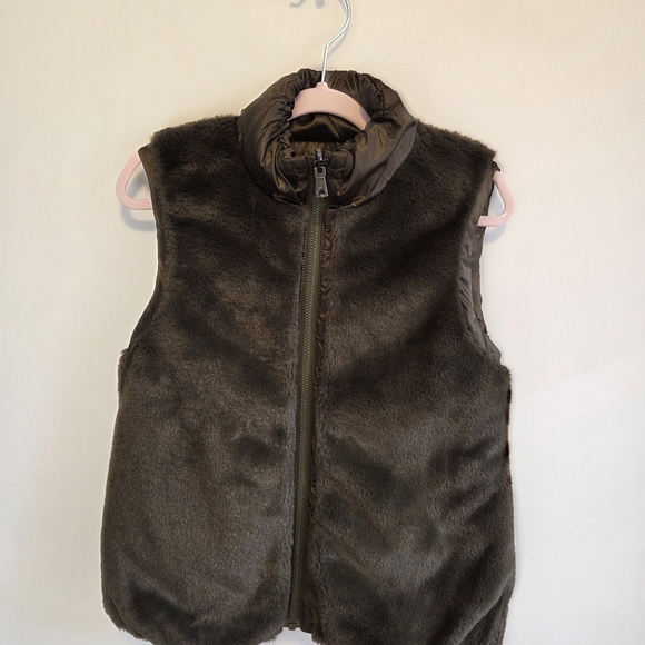 Mayoral Olive Quilted Puffer Vest - Picture 5 of 7